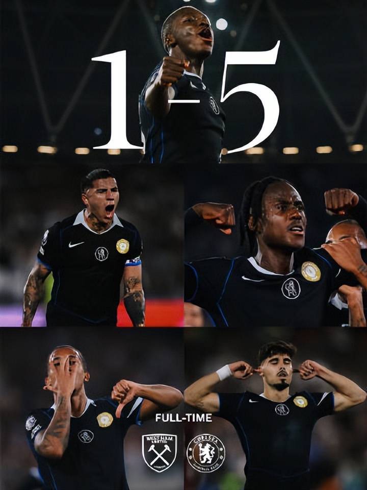 切尔西5比1西汉姆联,新援强势表现可延续,赛季首胜是逆转战