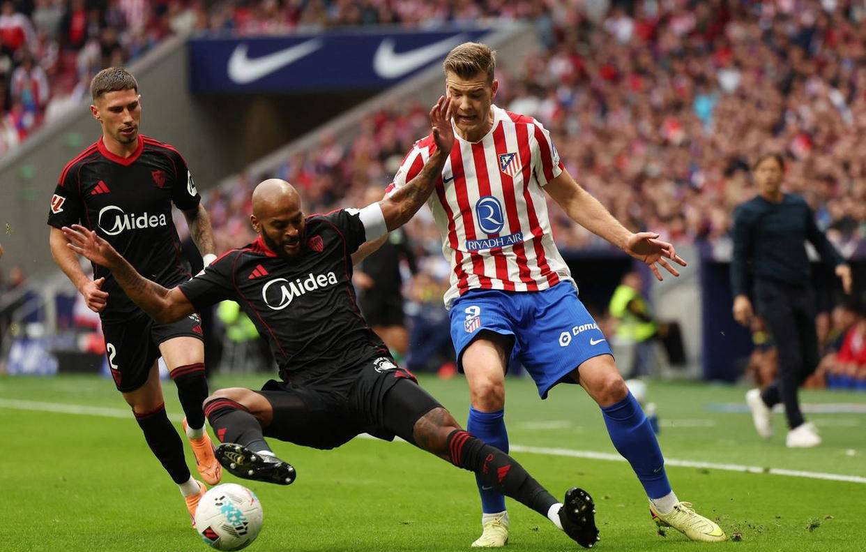 马竞3-0击败塞维利亚,连胜追平巴萨并逼近西甲前二,阿尔马达助攻传射